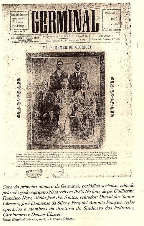 primeira diretoria 1919 - sindicato