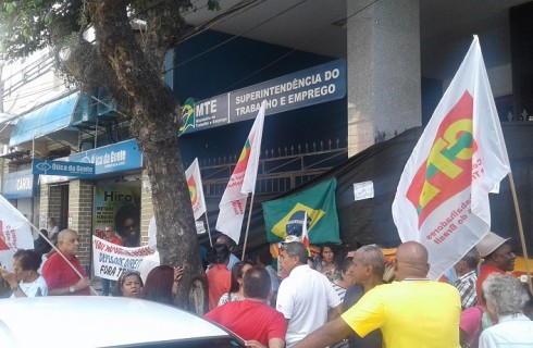 Fora Temer: ato na SRTE Bahia denuncia ameaça aos direitos trabalhistas