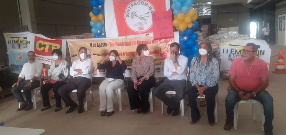 Atividades do Sintracom mobilizam trabalhadores (as) no Dia Municipal em Memória das Vítimas de Acidentes do Trabalho e Doenças Ocupacionais