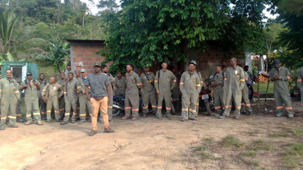 Alagoinhas / J. Mangabeira: Trabalhadores (as) mobilizados por atraso no pagamento da cesta básica