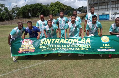 A bola rolou na abertura do 23º Campeonato de Futebol de Campo do SINTRACOM-BA 2023