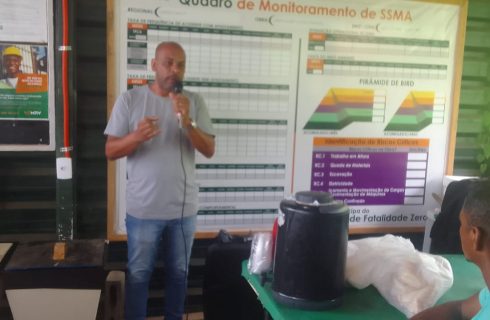 SINTRACOM-BA participou de DDS no canteiro da MRV, em Mussurunga