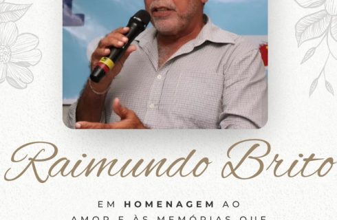 Neste sábado, 26/10, às 9h, na Igreja do Bonfim: Missa de Sétimo Dia em memória de Raimundo Brito