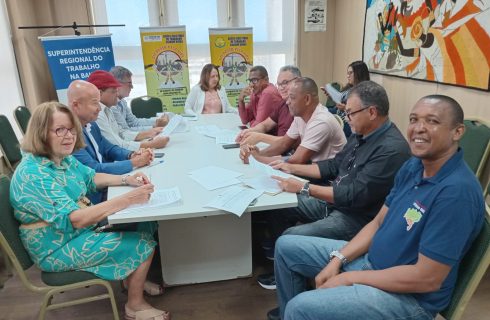 Lançada hoje na SRTE a Mesa Tripartite de Diálogo Permanente da Indústria da Construção na Bahia