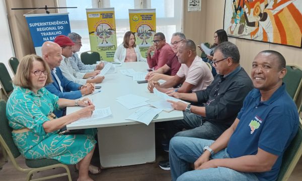 Lançada hoje na SRTE a Mesa Tripartite de Diálogo Permanente da Indústria da Construção na Bahia