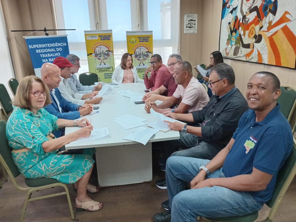 Lançada hoje na SRTE a Mesa Tripartite de Diálogo Permanente da Indústria da Construção na Bahia