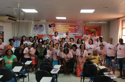 8M Dia Internacional da Mulher: SINTRACOM-BA promove atividade e mulheres e trabalhadoras (fotos)
