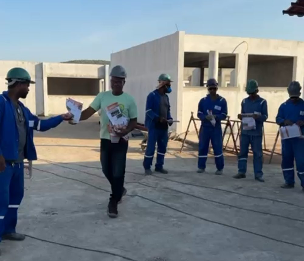 Vídeos e fotos: Diretores visitam canteiros de obras, nos municípios de Ubaíra, Santa Inês, Pilão Arcado, Remanso e Sento Sé