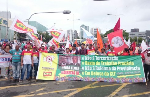 A greve geral por direitos nas ruas da Bahia e do Brasil