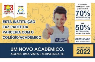 CONVÊNIO: parceria com Colégio Acadêmico