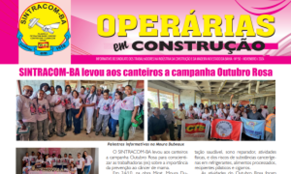 Jornal Operárias em Construção Nº 50