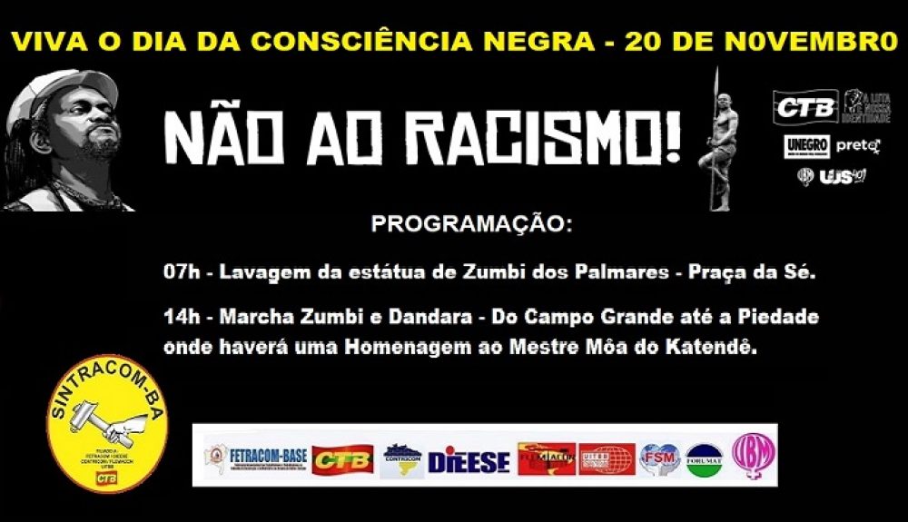 20 de Novembro: Viva o Dia da Consciência Negra!