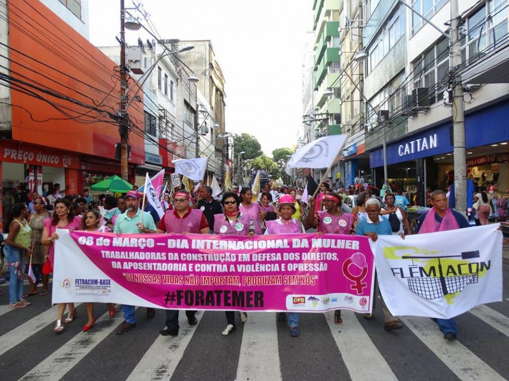 SINTRACOM-BA no Dia Internacional da Mulher