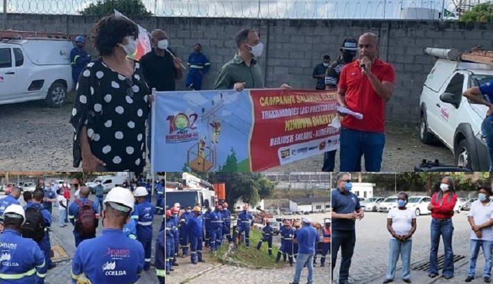 Campanha salarial dos trabalhadores (as) das elétricas tem paralisação de alerta