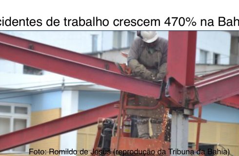 A construção é o ramo de atividade mais vulnerável para acidentes de trabalho na Bahia