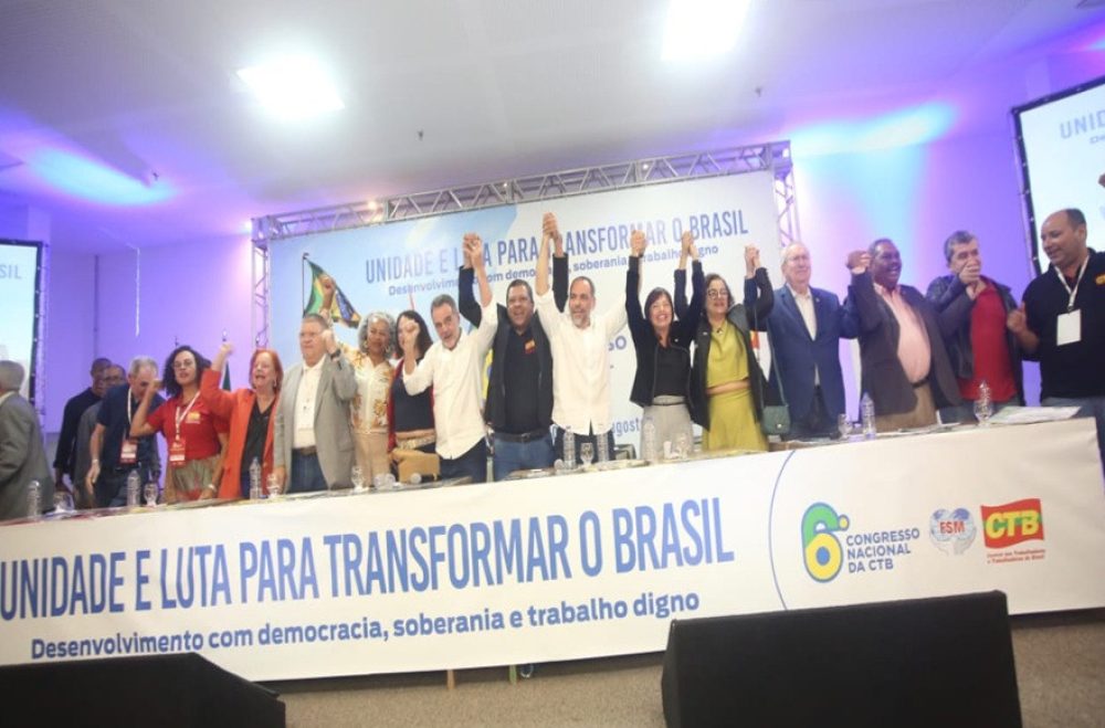 Abertura do 6º Congresso Nacional da CTB, teve Hino Nacional com a batida contagiante do Malê