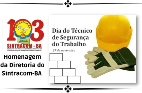27 de novembro: Dia do Técnico (a) de Segurança no Trabalho