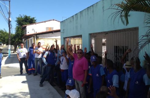 Projecon / Embasa: Trabalhadores (as) paralisam atividades na ilha de Itaparica