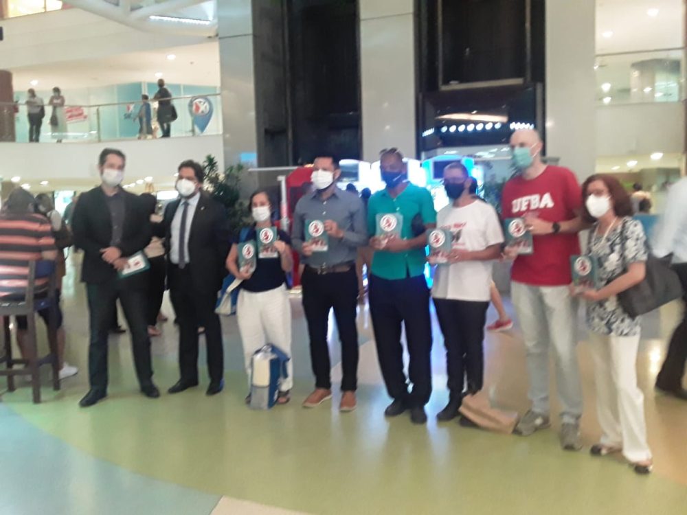 Sintracom-BA participa de lançamento de campanha de prevenção aos acidentes de trabalho