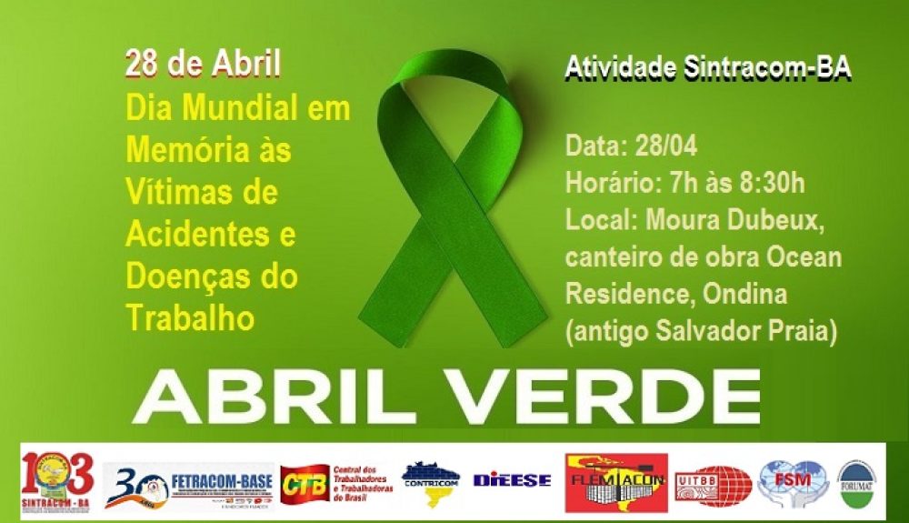 Em Memória às Vítimas de Acidentes do Trabalho