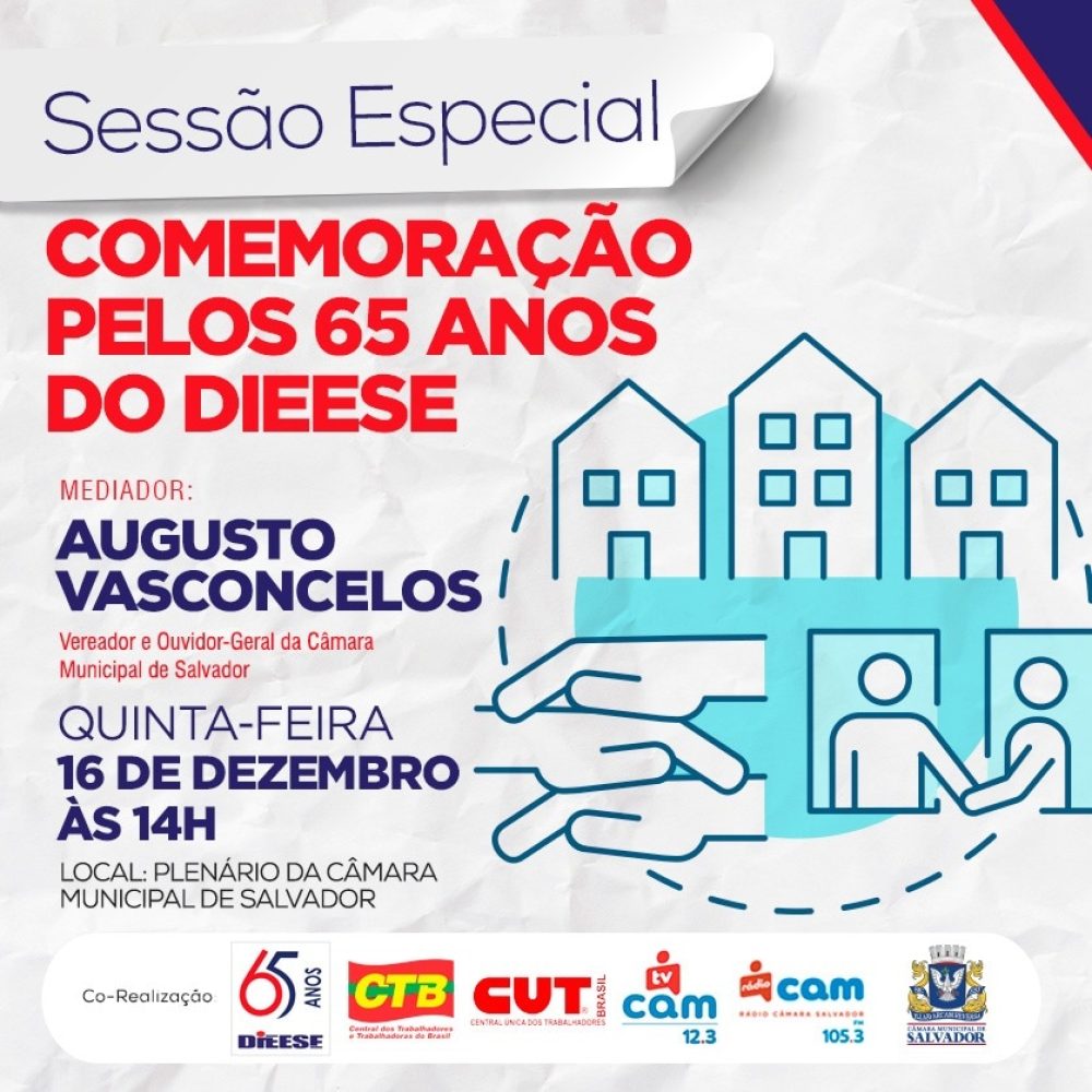 Assista: Sessão Especial celebra os 66 anos do Dieese