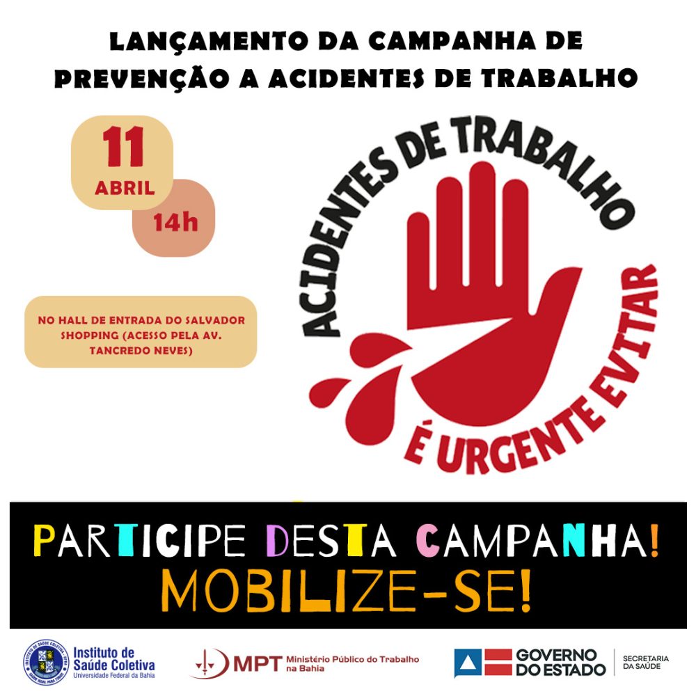 Abril Verde: Acidente de trabalho acontece no dia do lançamento da campanha