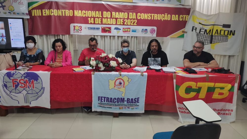 Sintracom-BA sediou VIII Encontro Nacional do Ramo da Construção