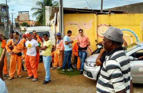 Protesto na Liz Construções