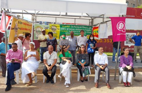 28 de abril: Dia Mundial em Memória das Vítimas de Acidentes de Trabalho. Veja como foi a atividade (fotos)