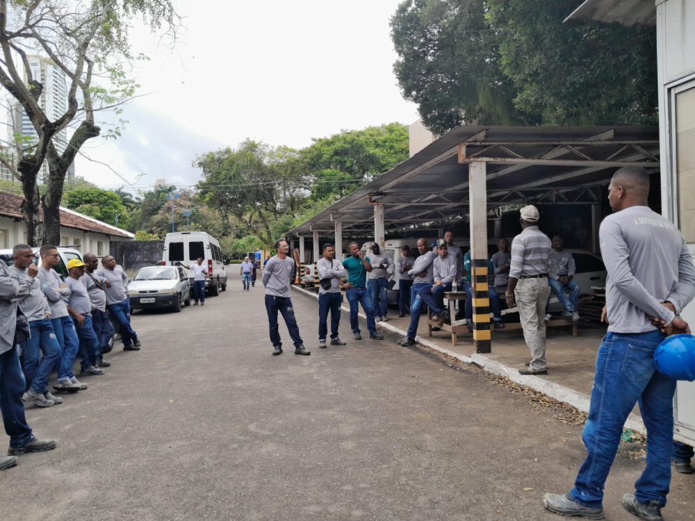 SINTRACOM-BA no DDS na RCS: campus da UFBA, em Ondina