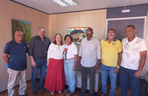 SRTE, SINTRACOM-BA e FETRACOM-BASE discutem sobre saúde e segurança do trabalho na construção civil