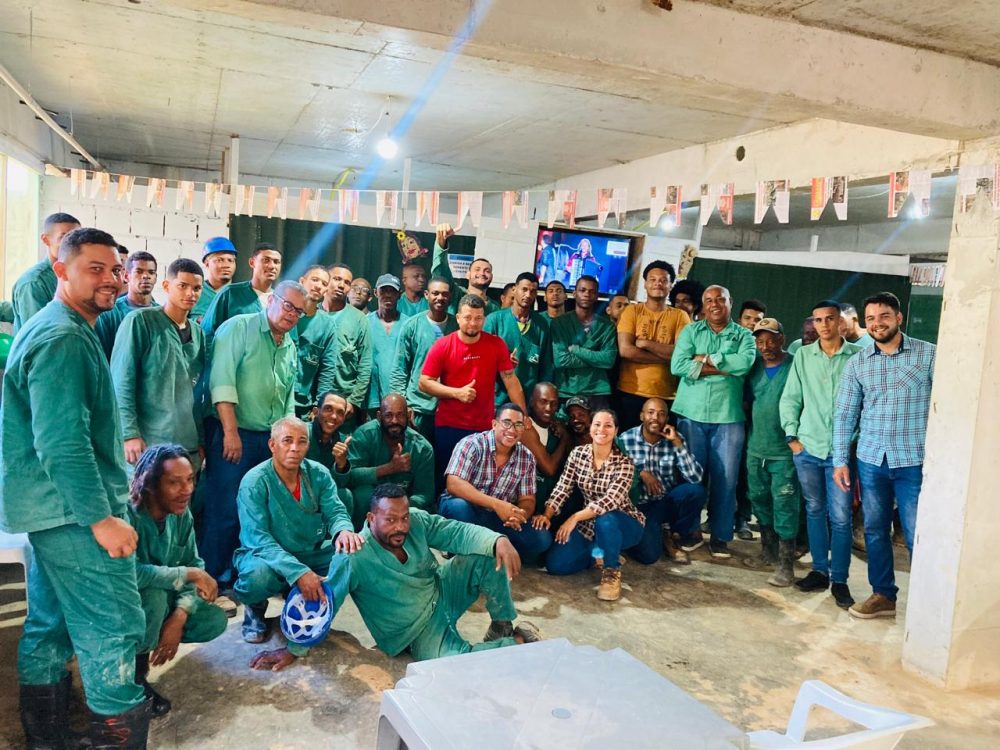 Trabalhadores (as) da Holtz comemoraram os festejos juninos