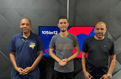 Confira momentos da entrevista de Carlos Silva e Arilson Ferreira, que aconteceu hoje, na Rádio Câmara