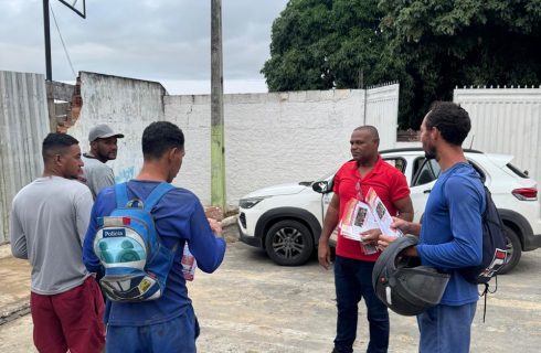 Maracani: SINTRACOM-BA visita canteiro de obras de escola de tempo integral