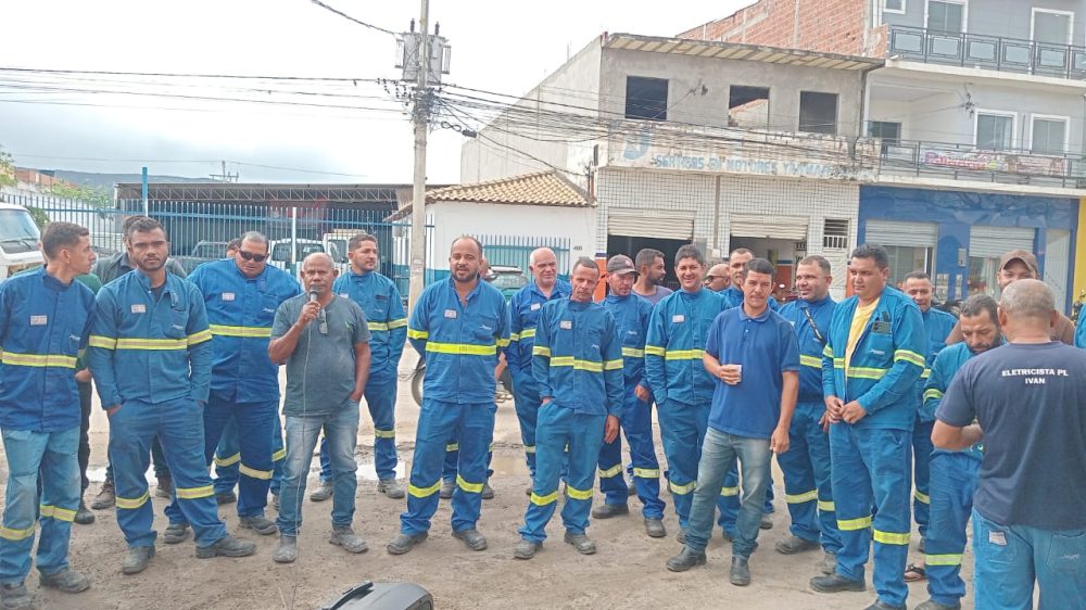 Elétrica: Trabalhadores (as) da Dínamo estão com as atividades paralisadas, em Jacobina