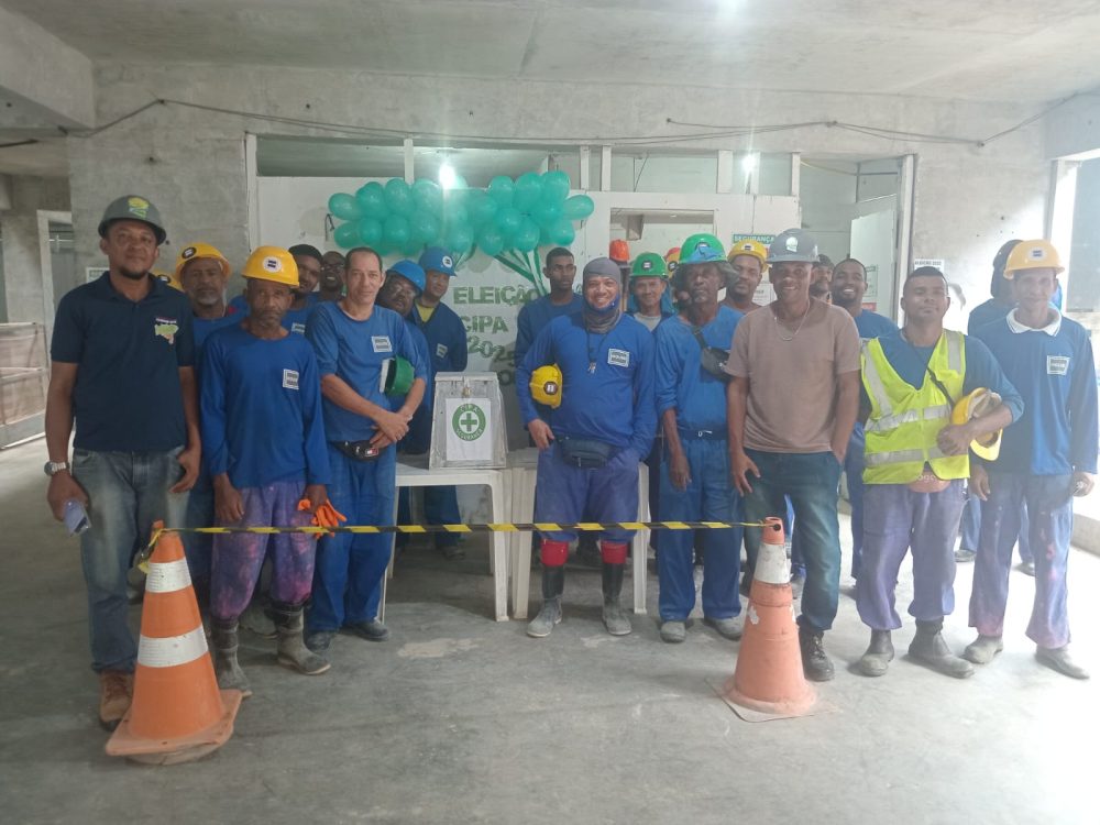 SINTRACOM-BA acompanha eleição da CIPA na obra House Ocean