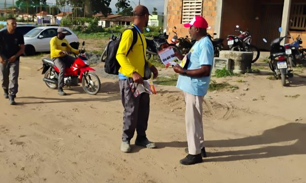 SINTRACOM-BA visita o canteiro de obras da L Marquezzo, em Conceição da Feira