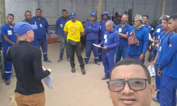 GV, prestadora de serviços à Embasa, pagou salários e trabalhadores (as) retornaram ao serviço