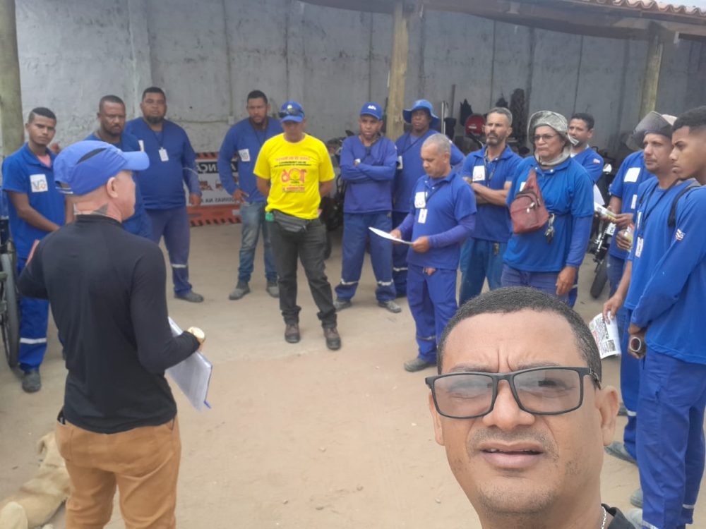 GV, prestadora de serviços à Embasa, pagou salários e trabalhadores (as) retornaram ao serviço