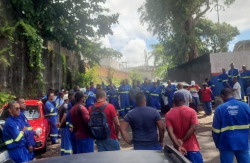 Atualização: A prestadora de serviços Dínamo pagou o restante dos salários e os trabalhadores (as) retornaram às atividades em Salvador