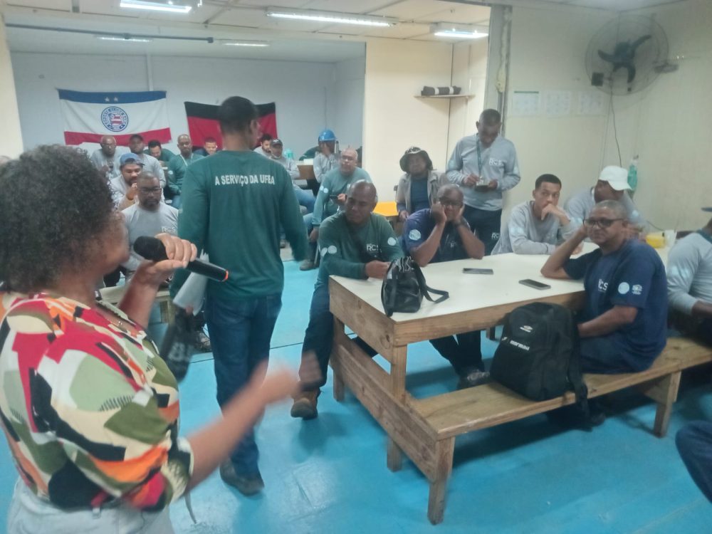 Grupo RCS, obra UFBA, Ondina: Vitória dos trabalhadores (as)!
