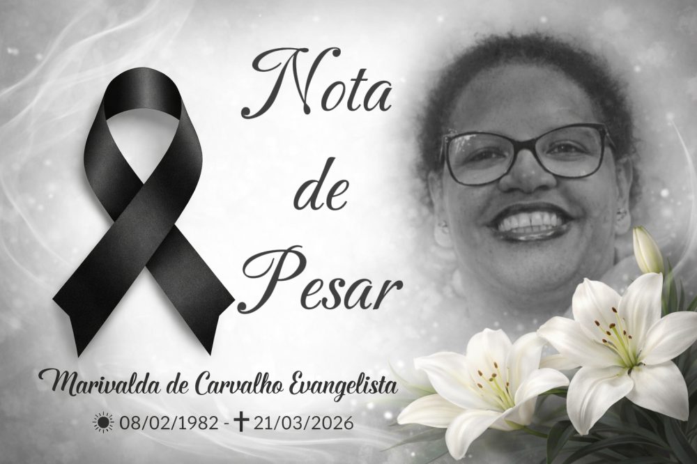 NOTA DE PESAR pelo falecimento de Marivalda de Carvalho Evangelista
