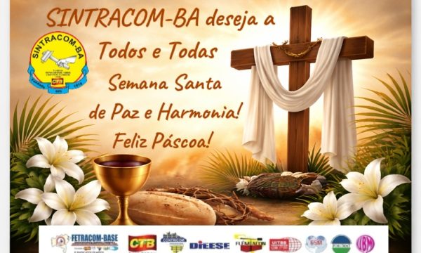 Desejamos uma Semana Santa de Paz, Harmonia e União. Feliz Páscoa!