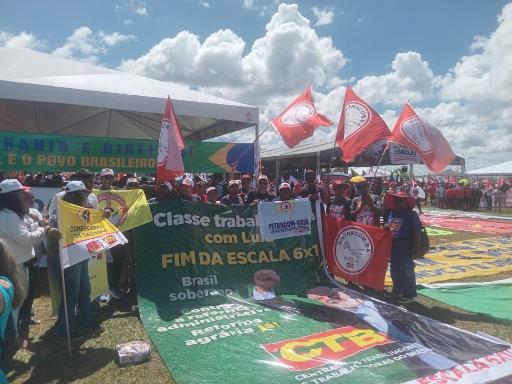 SINTRACOM-BA presente na Conclat e na Marcha da Classe Trabalhadora, em Brasília
