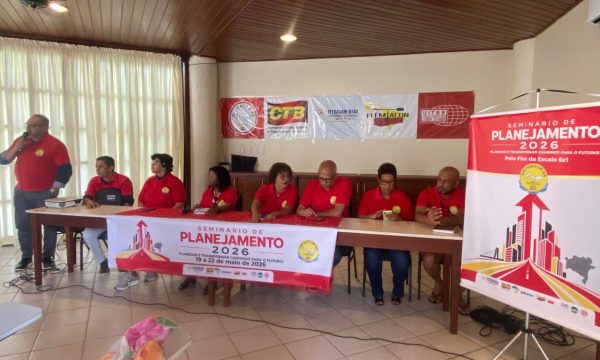 SINTRACOM-BA reúne diretoria no Seminário de Planejamento 2026, de 19 até 22/05