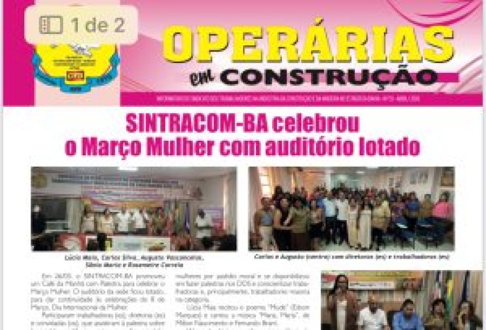 Jornal das Operárias em Construção Nº 53