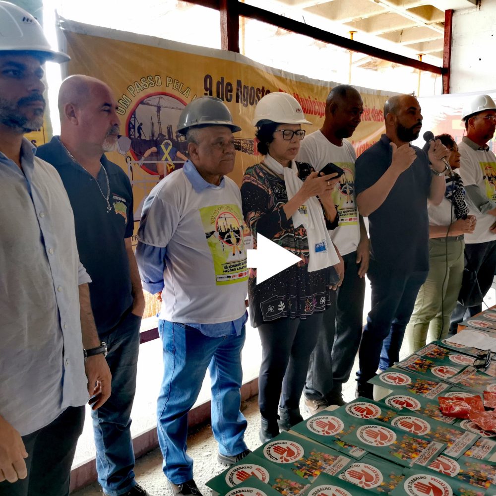 Vídeos: Atividade do SINTRACOM-BA marca o Dia Municipal em Memória das Vítimas de Acidentes do Trabalho