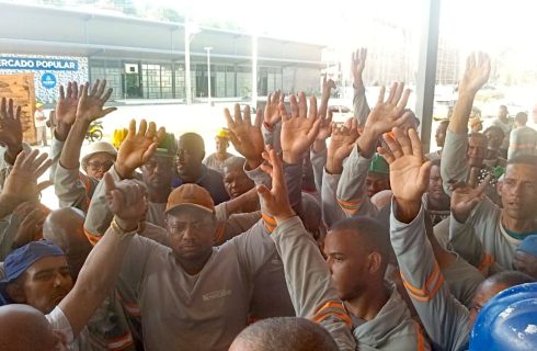 Vitória da luta dos trabalhadores (as) da Ankara junto com o SINTRACOM-BA, no canteiro Mané Dendê