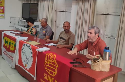 Diretoria do SINTRACOM-BA se reúne com dirigentes do SUNCA e da UITBB