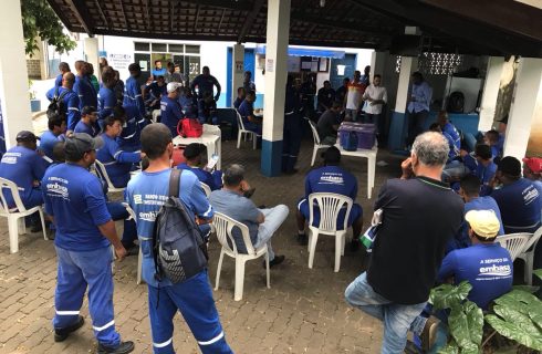 Metro e Barsino Esteves: SINTRACOM-BA debate reformas com trabalhadores (as)